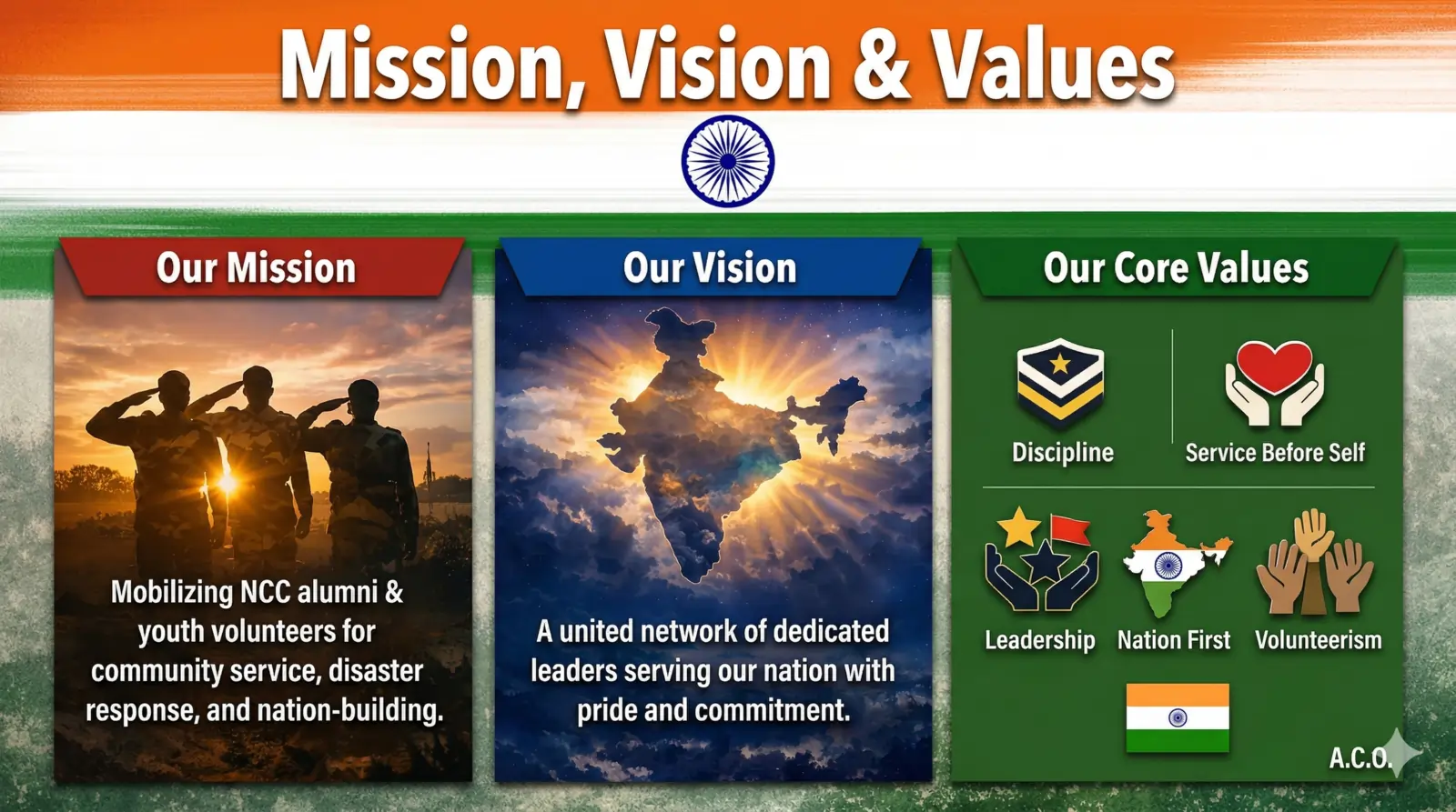 Vision and Mission : Ncc Udaan